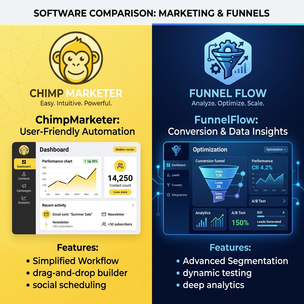 Mailchimp vs ClickFunnels Comparison